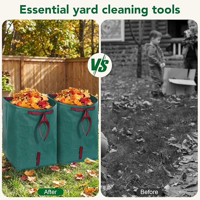 53 Gallon Leaf Collector, For Leaves, Storm Debris, Construction Waste - Image 9