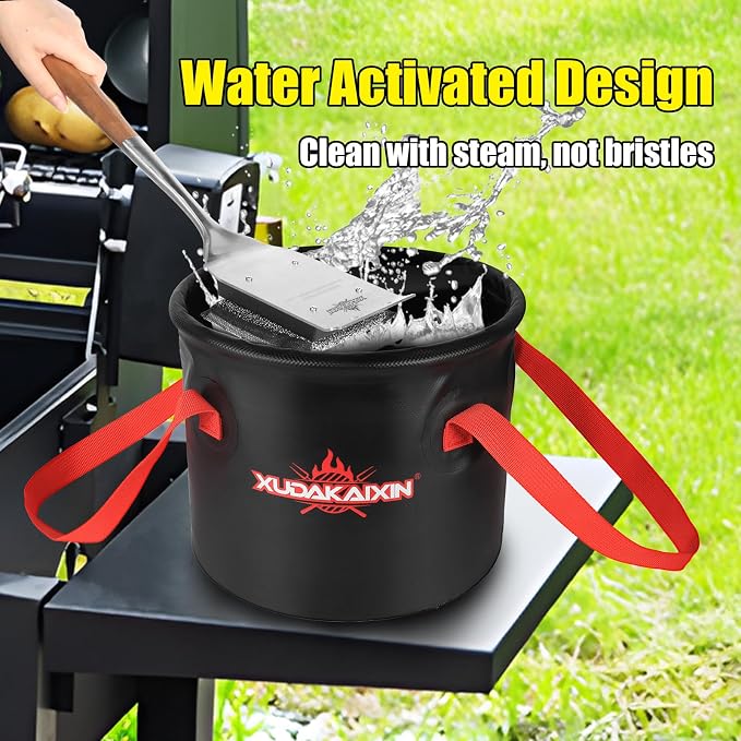 BBQ Replaceable Scraper Cleaning Head, Durable - Image 2