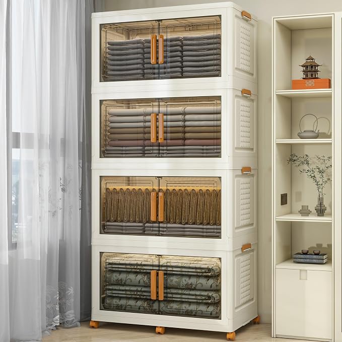 4 Tier Extra Large Stackable Storage Bins - Image 8