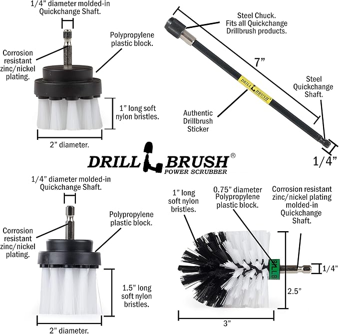 Drill Brush Ultimate Automotive Cleaning Kit - Image 5