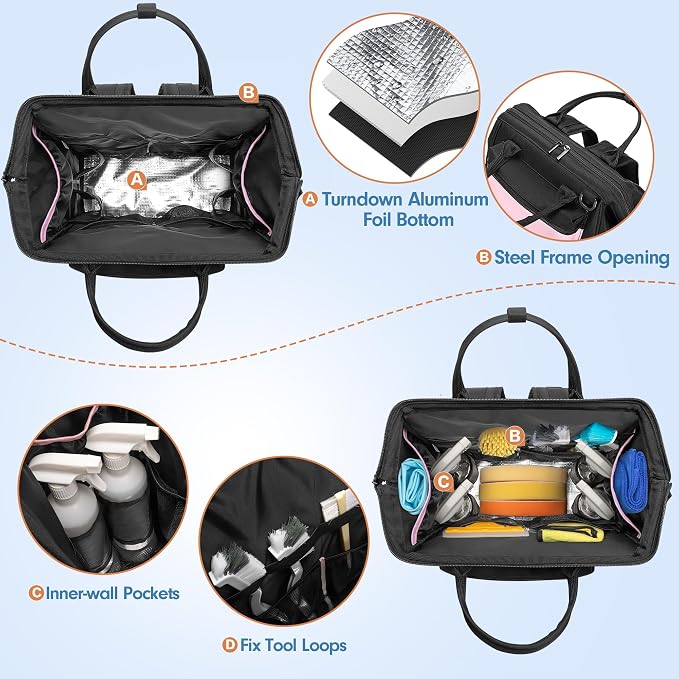 LoDrid Heavy Duty Cleaning Supplies Bag - Image 3