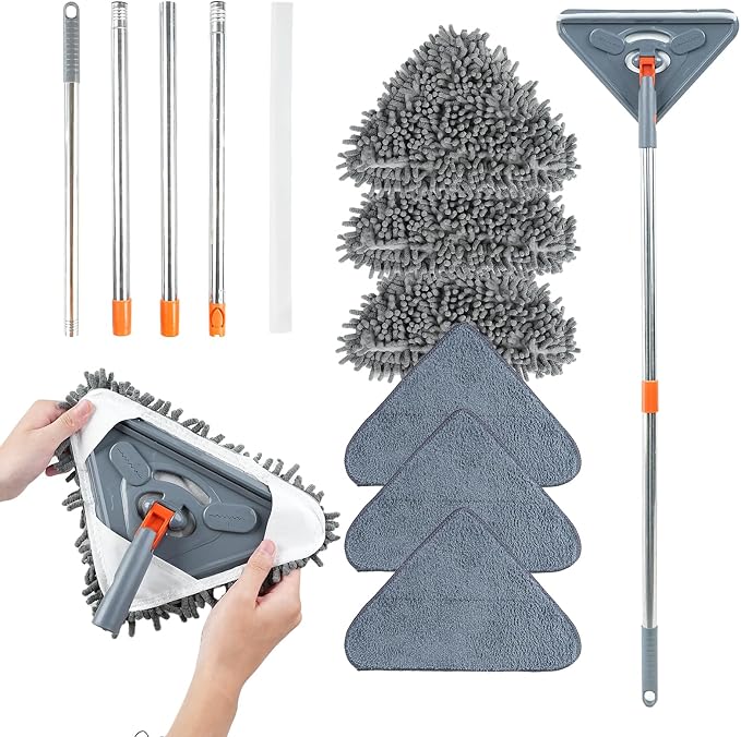 Long Handle Wall Mop & Baseboard Cleaner by Unknown