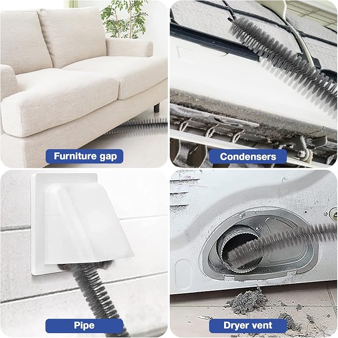 Cleaning Coil Brush Auger Brush Electric Appliance Dust Brush Radiator Brush - Image 8