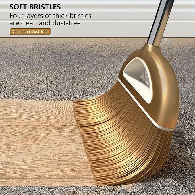 Broom and Dustpan Set, Broom and Dustpan Combo Set, Long Handle Broom - Image 3
