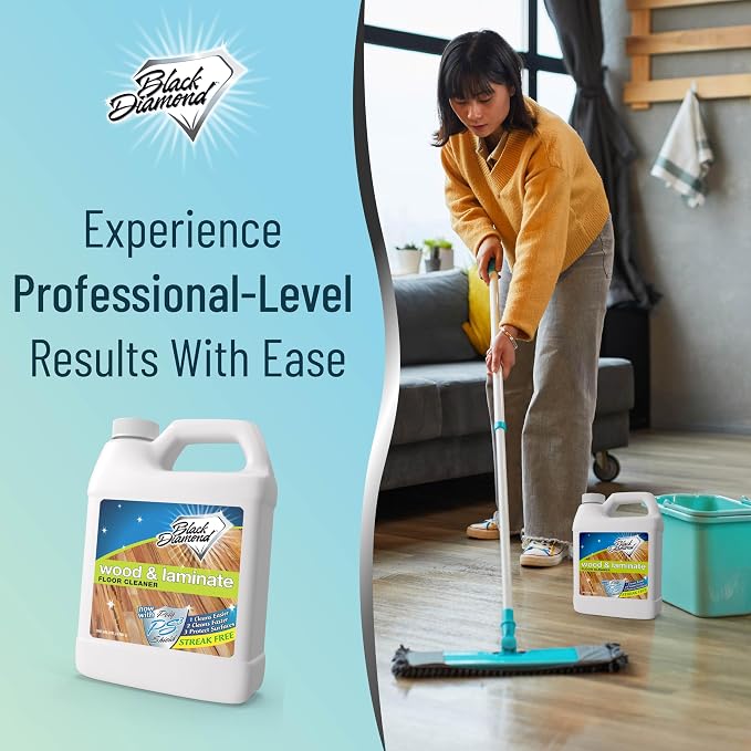 Black Diamond Stoneworks Wood & Laminate Floor Cleaner- Ready to Use Non-Toxic - Image 2