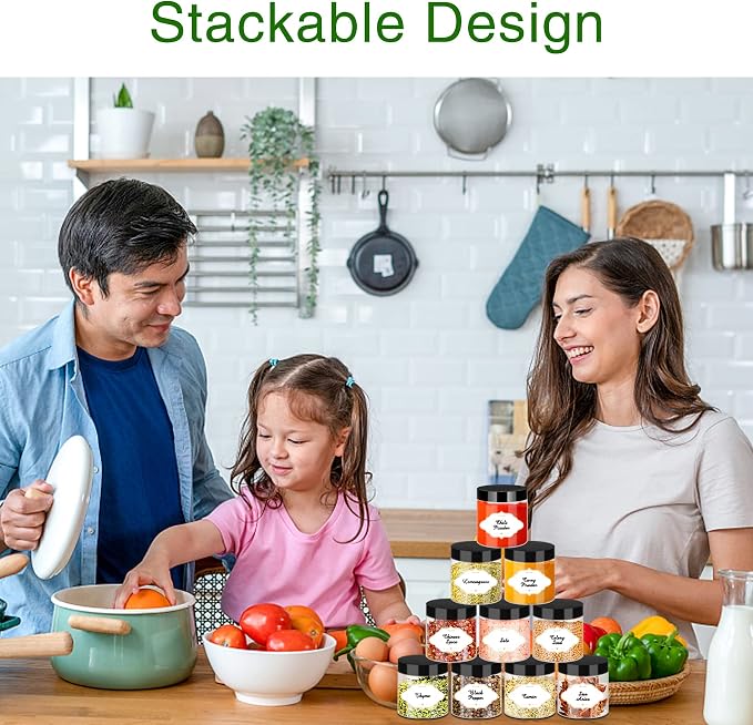 Plastic Jars with Lids - Image 5