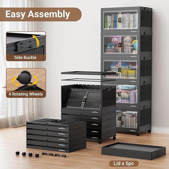 BROVIEW 480Qt Stackable Storage Bins - Image 6