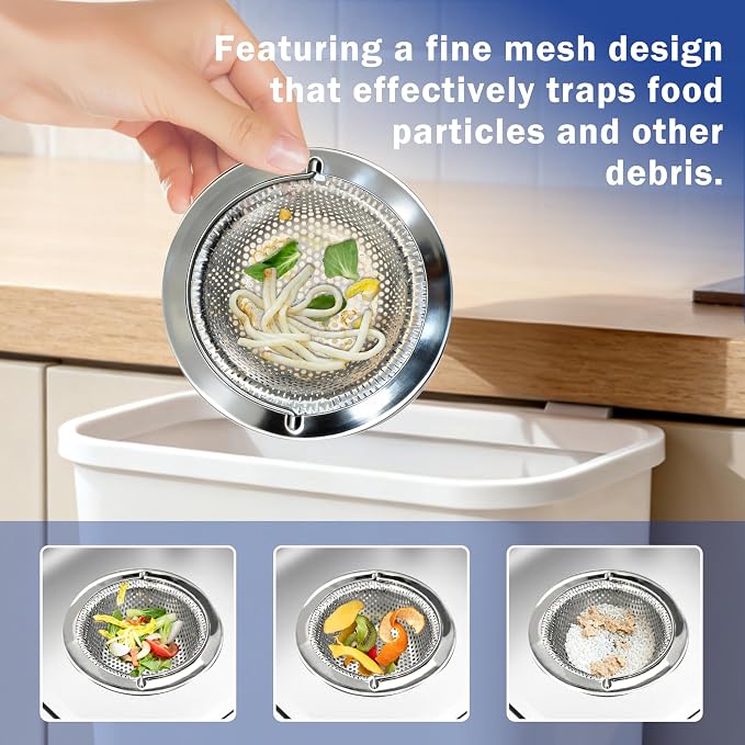 2 Pack Kitchen Sink Drain Strainer - Image 7