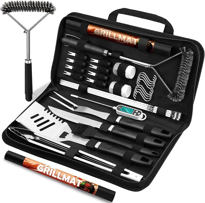 31pcs BBQ Grill Accessories Gifts by RINPIR