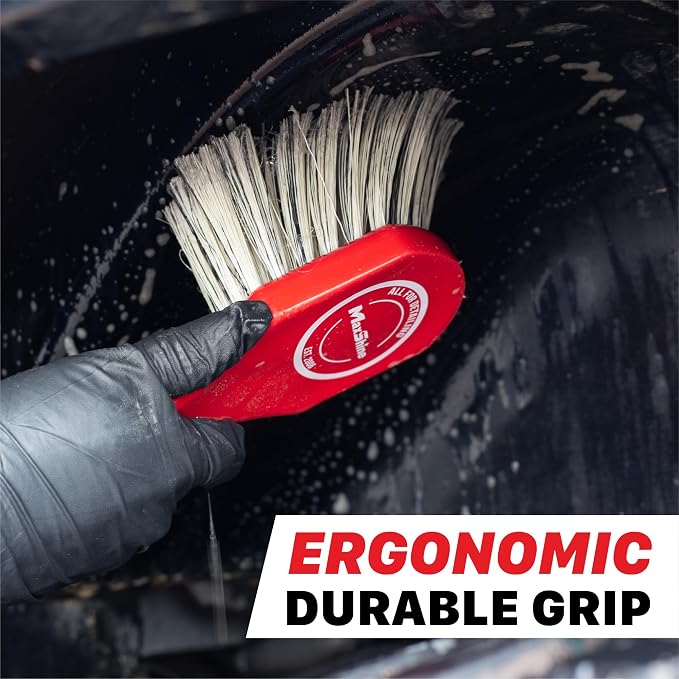Maxshine Universal Wheel & Body Cleaning Brush – Medium-Duty Car Detailing Brush - Image 7