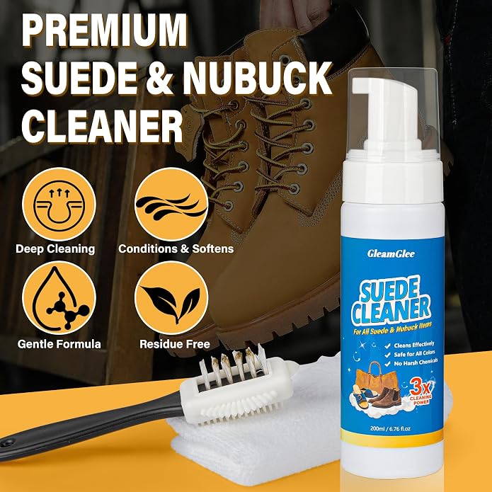 Suede Cleaning Kit 6.76oz – Effectively Removes Dirt, Stains & Water Marks – - Image 2