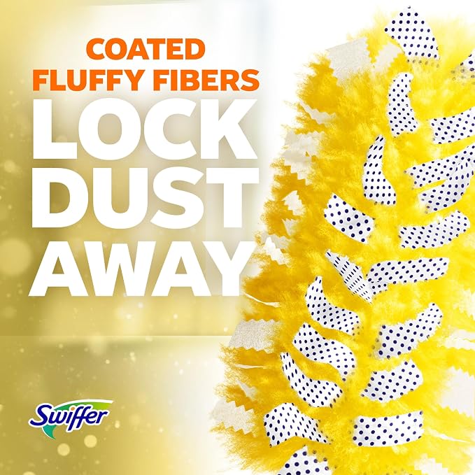 Swiffer Duster Kit with 3 ft Extendable Handle, Heavy Duty Dusting Starter Kit - Image 9