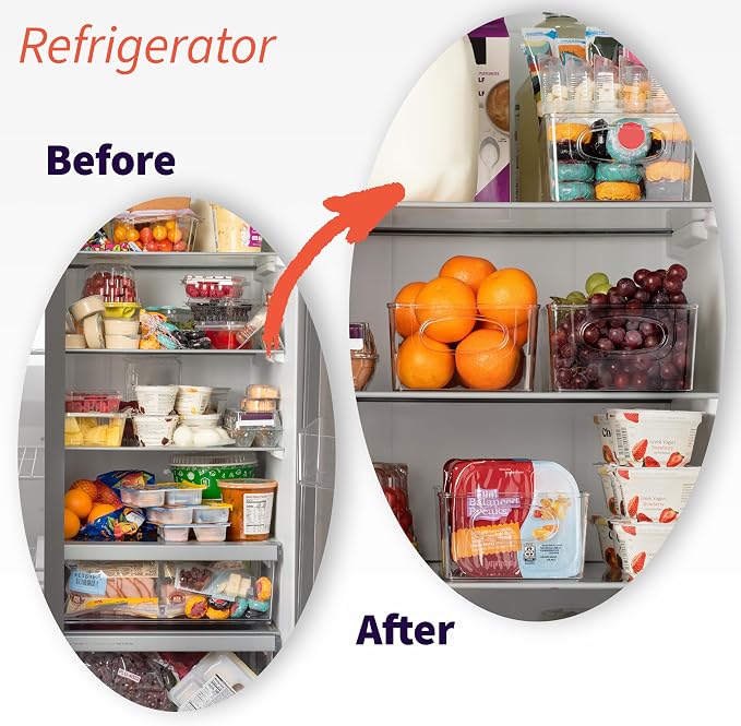 Pantry Organizers and Storage and Cabinet Organizer, 4 Pack - Image 6