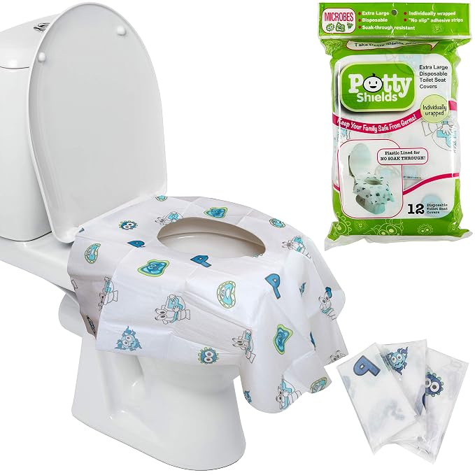 Toilet Seat Covers Disposable by PottyShields