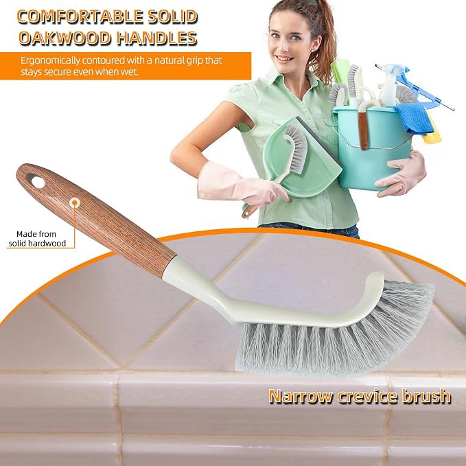 5-Pack Heavy Duty Scrub Brushes Set - Image 7