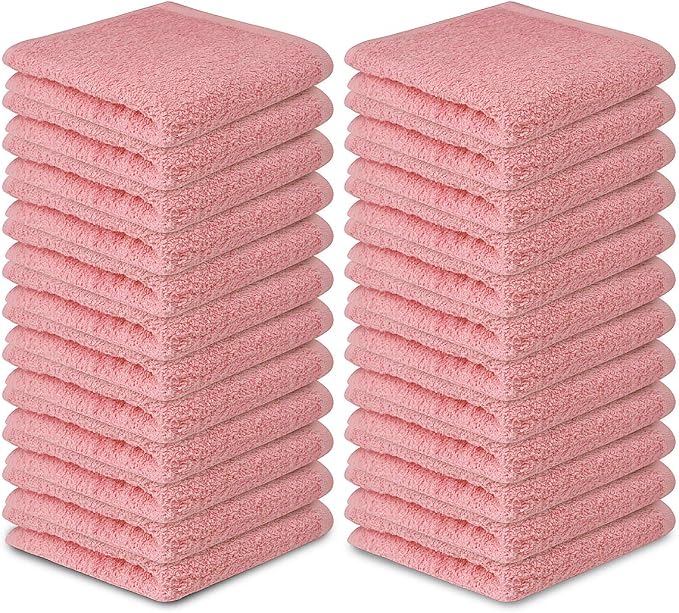 Softolle 100% Cotton Washcloths 24 Pack Soft, Highly Absorbent Washcloth - Image 5