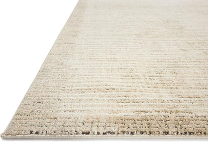 Loloi Jeremiah Brent Bleecker Collection BLE-02 Sand/Charcoal 7'-10" x 10' Area Rug