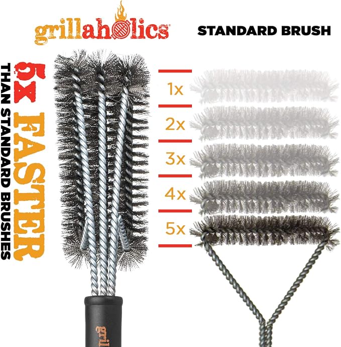 Grillaholics Essentials Grill Brush Steel - Image 5