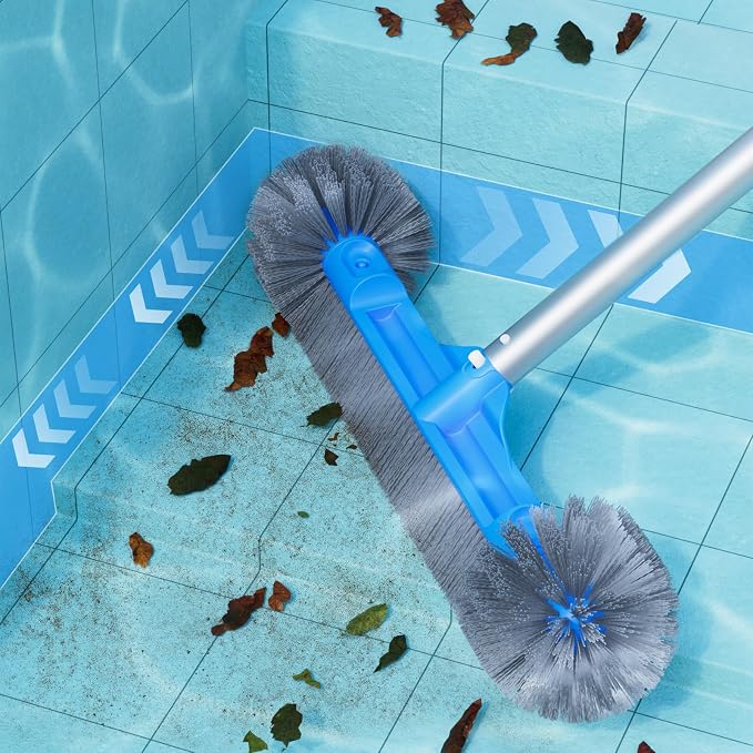 Pool Brush for Cleaning Pool Walls, Safe for Vinyl Liner - Image 6