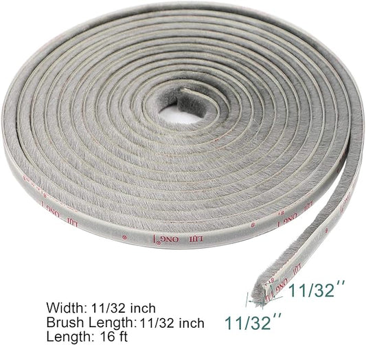 TORRAMI Felt Weather Stripping Seal Tape 11/32 inch x 11/32 inch x 16 ft - Image 2