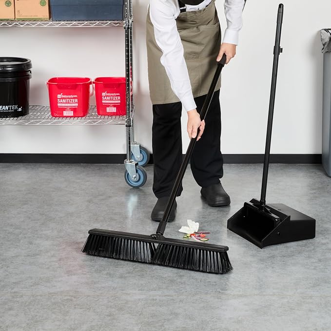 Restaurantware-BROOM HEAD ONLY: Clean Tek Professional 23.62-Inch Push Broom - Image 5