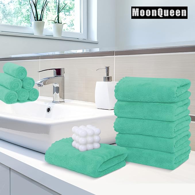 MOONQUEEN 6 Pack Premium Hand Towels - Image 2