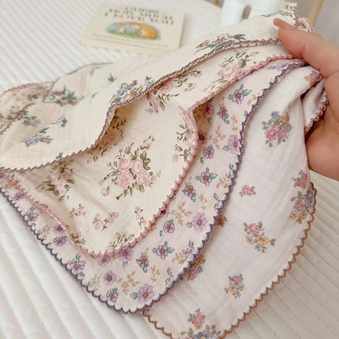 BuLuTu 100% Muslin Cotton Kitchen Towels Set - Image 3