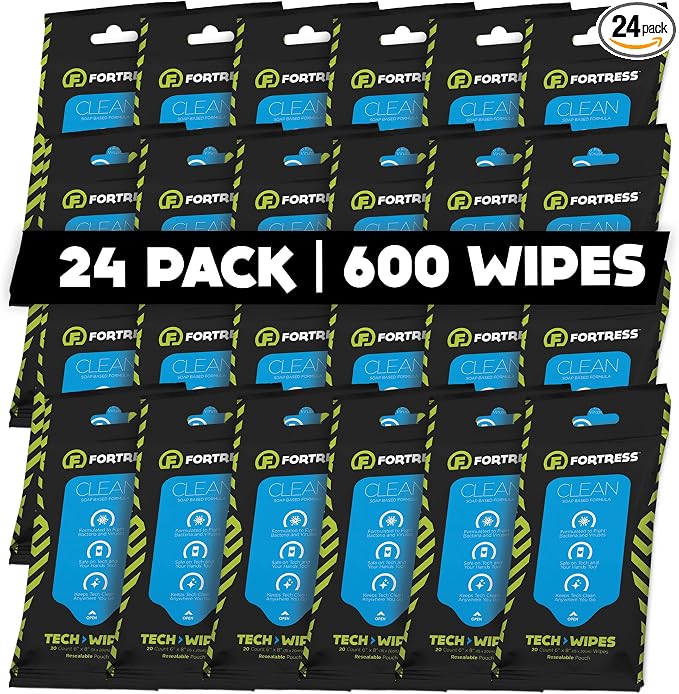 Fortress Electronic Wipes To-Go Tech Wipes by Fortress