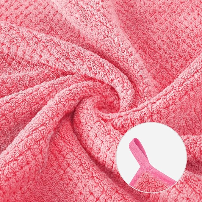 Microfiber Bath Towel Set Pack of 2, 35 x 70 Inches - Image 4
