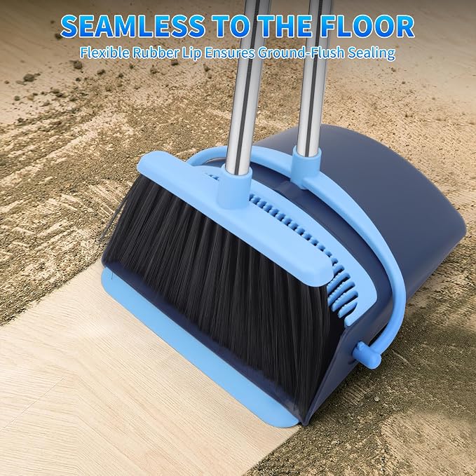 Broom and Dustpan Set for Home 2025 Indoor Outdoor Broom - Image 6