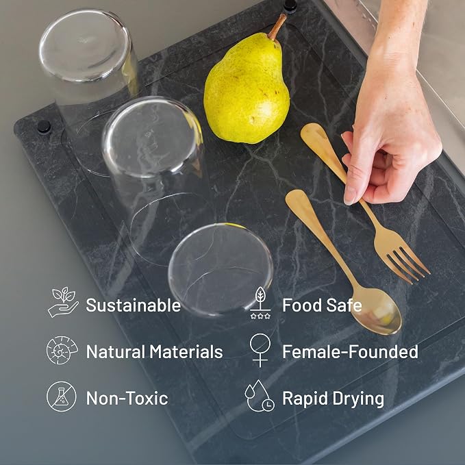 Natural Dish Drying Mat – Eco-Friendly, Rapid-Dry Technology | Modern Design | - Image 8