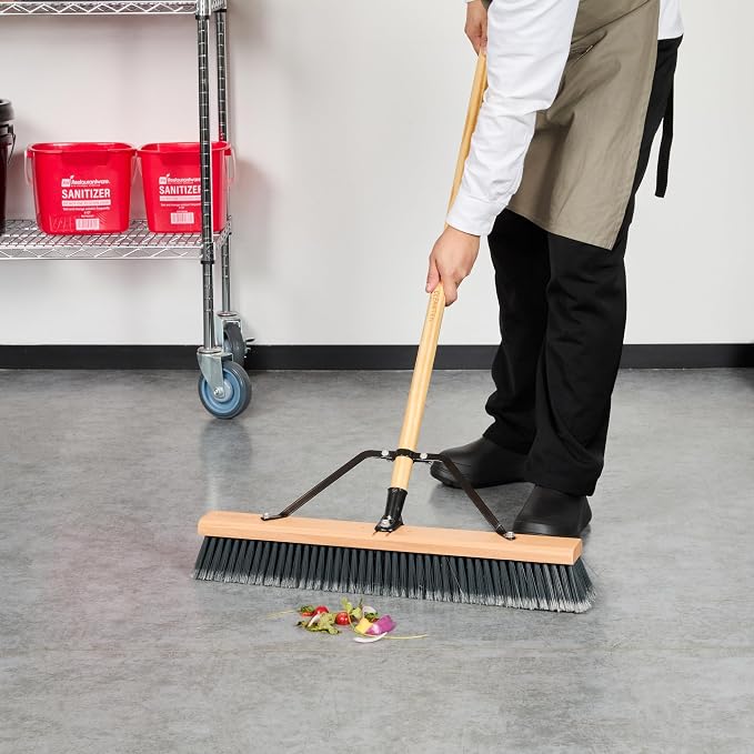 Restaurantware-BROOM HEAD ONLY: Clean Tek Professional 24-Inch Broom Head - Image 5