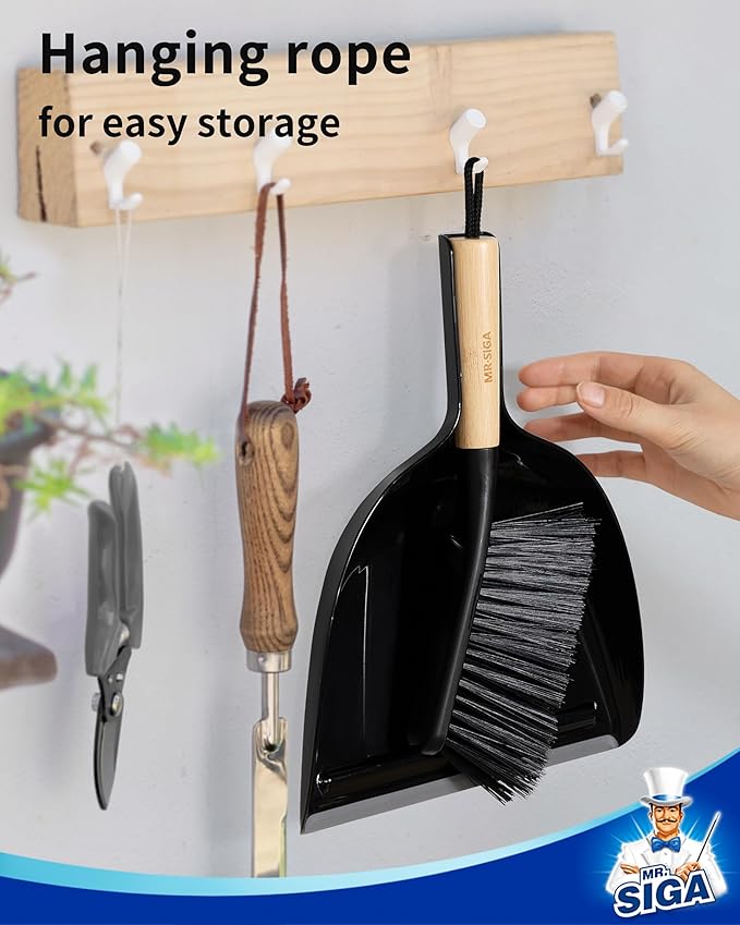 MR.SIGA Dustpan and Brush Set, Portable Cleaning Brush and Dustpan Combo - Image 6