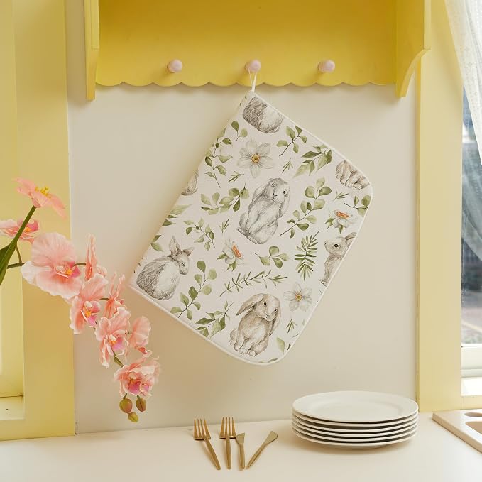 Spring Dish Drying Mat 18x24 Inches - Image 5