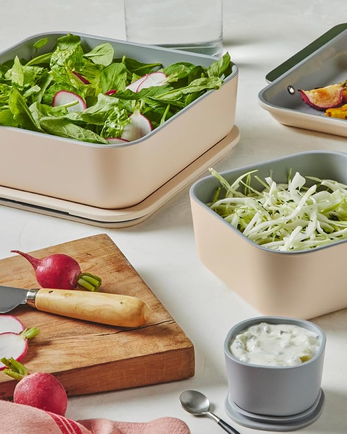 Caraway 3pc Glass Food Storage Set - Image 7