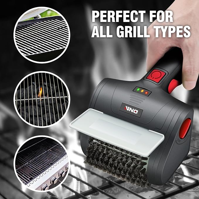 DNA Motoring Cordless Electric Grill Cleaning Scrub Brush Rechargeable - Image 4