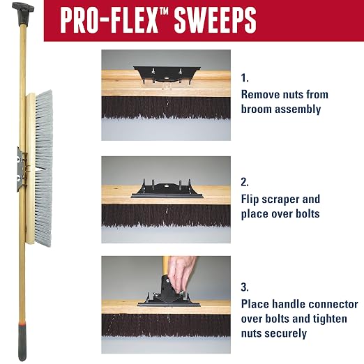 Weiler 44600 Pro-Flex 24" Block Size, Flagged Gray Polystyrene Fill - Image 4
