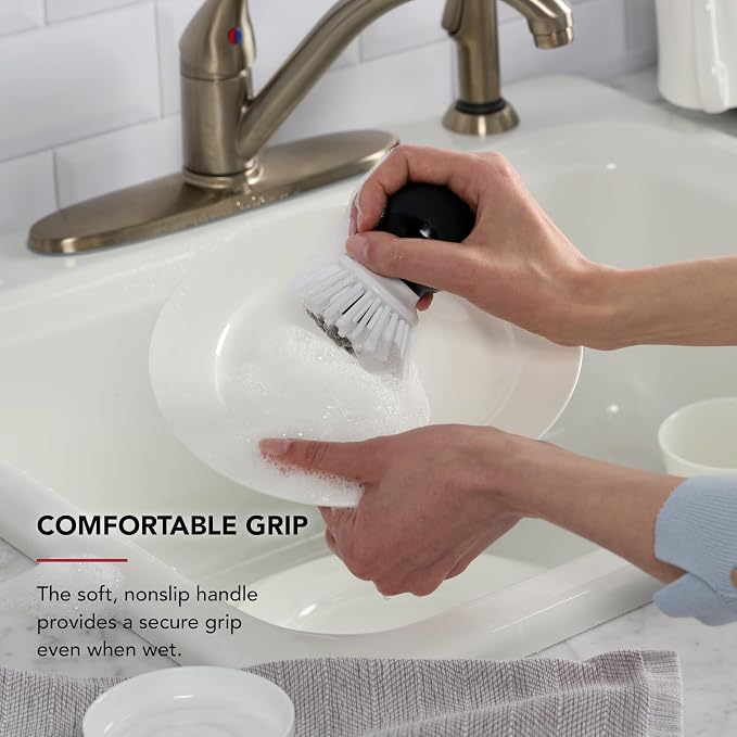 KitchenAid Palm Brush with Dish Tray to Keep Countertops Dry and Clean - Image 5