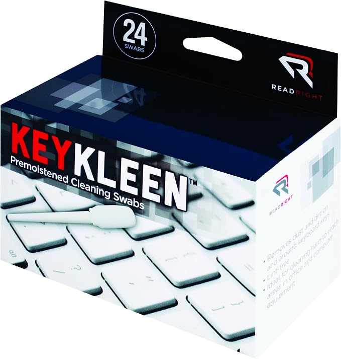 Read Right Keykleen Premoistened Cleaning Swabs by Read+Right
