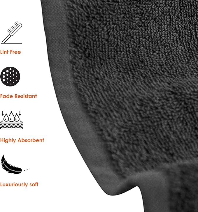 100% Cotton Washcloth Set – Soft, Absorbent Face Towels - Image 2