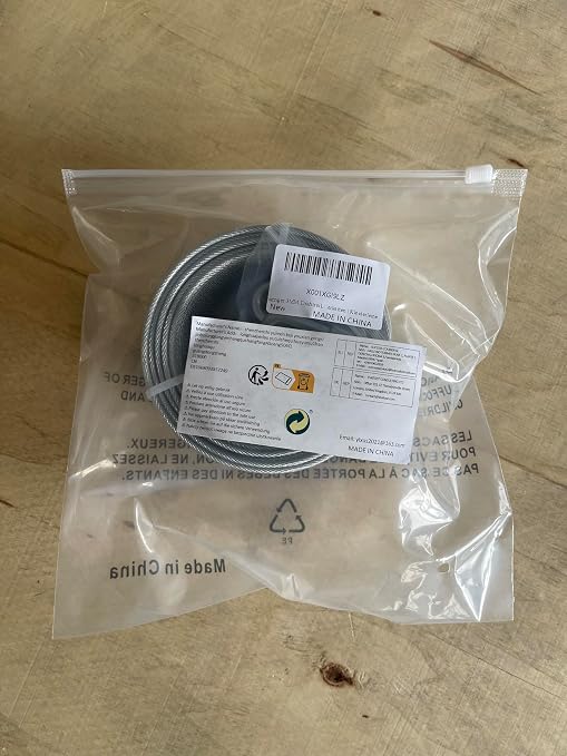 1/8" Wire Rope Kit, 100 Ft PVC Coated Steel Cable Guide Wire Tensioner Strainer - Image 8