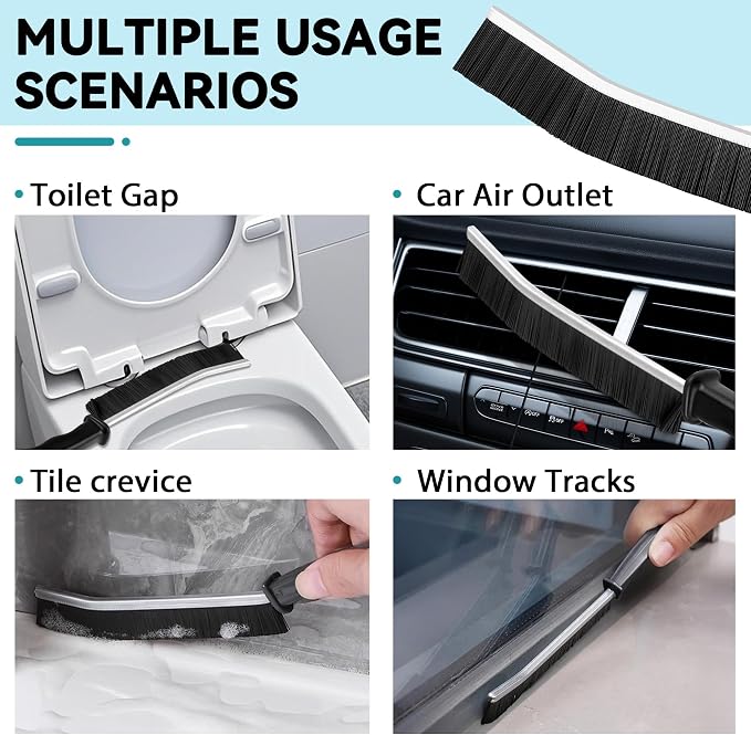 8 Pcs Crevice Cleaning Brush Set, Tight Spaces - Image 5