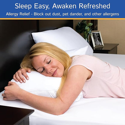 RV King Zippered Mattress Protector (72" Wx80 L) - Waterproof Encasement Premium Hypoallergenic Bed Cover Protects Against Bedbugs Dust Allergies - Breathable, Noiseles