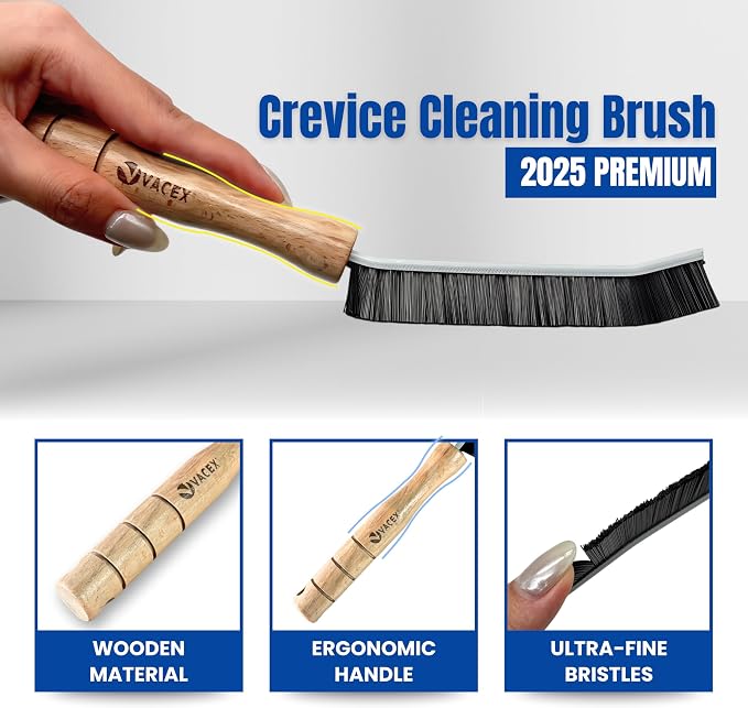 Hard Bristle Crevice Cleaning Brush - Image 3