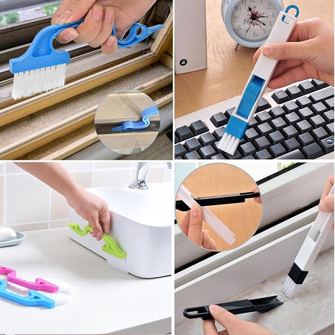 TuTuYa 11PCS Crevice Cleaning Brush, Small Gap Cleaning Brushes Set Ideal - Image 4