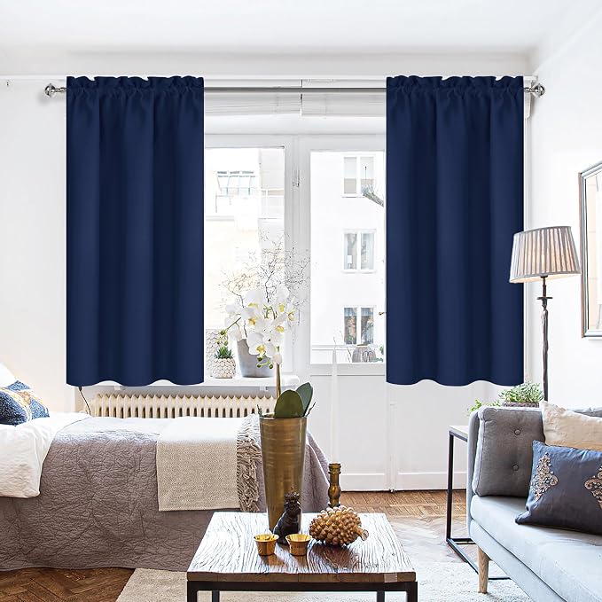 DWCN Navy Blue Blackout Curtains - Image 6