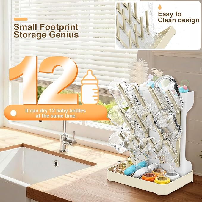 Superior Vertical Baby Bottle Drying Rack - Image 3