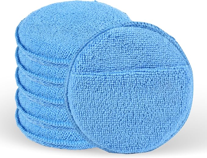 6PCS Wax Applicator Pads, Foam Buffing Pad by Unknown