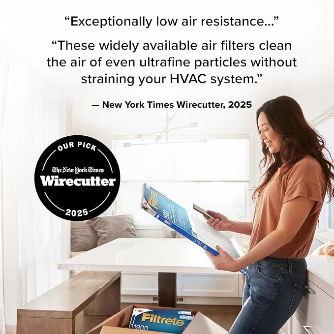 Filtrete 23.5x23.5x1 AC Furnace Air Filter, MERV 13, MPR 1900, Premium Allergen - Image 2