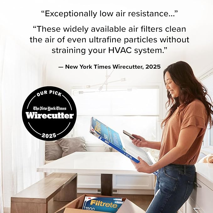 Filtrete 14x20x1 AC Furnace Air Filter, MERV 13, MPR 1900, Premium Allergen - Image 2